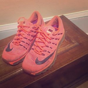 neon orange sneakers nike